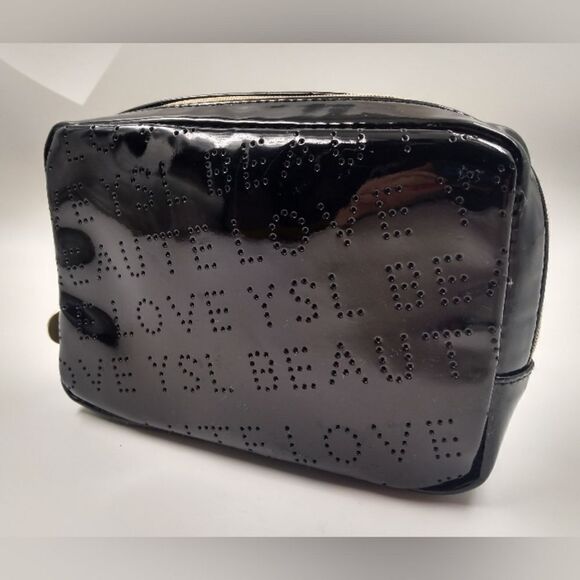 YSL Yves Saint Laurent Makeup Cosmetic Case Bag Beauty Authentic - Picture 4 of 12